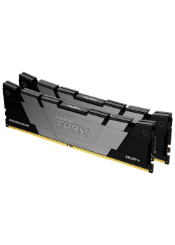 Память оперативная/ Kingston 16GB 2666MHz DDR4 CL13 DIMM (Kit of 2) FURY Renegade Black