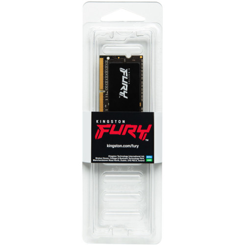 Память оперативная/ Kingston 32GB 2666MHz DDR4 CL16 SODIMM FURY Impact Память оперативная/ Kingston 32GB 2666MHz DDR4 CL16 SODIMM FURY Impact