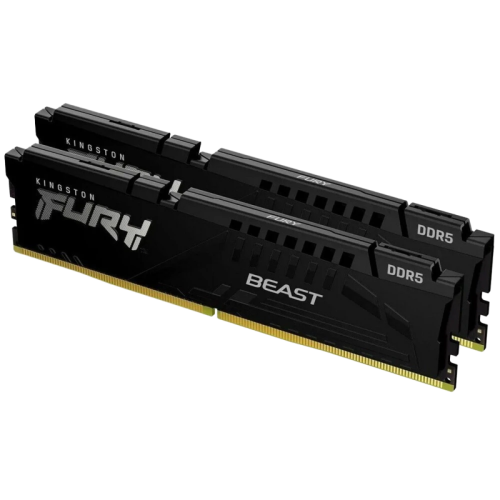 Память оперативная/ Kingston 64GB 5600MT/s DDR5 CL40 DIMM (Kit of 2) FURY Beast Black