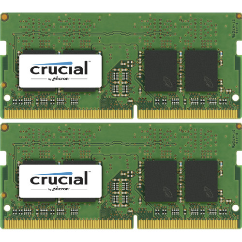 Память оперативная/ Crucial SODIMM 32GB Kit (16GBx2) DDR4 2666 MT/s (PC4-21300) CL19 DR x8 Unbuffered 260pin
