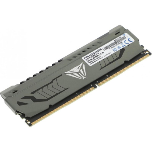 Оперативная память DDR4 32Gb 3600MHz Patriot PVS432G360C8 Viper Steel RTL Gaming PC4-28800 CL18 DIMM 288-pin 1.35В с радиатором Ret [PVS432G360C8]