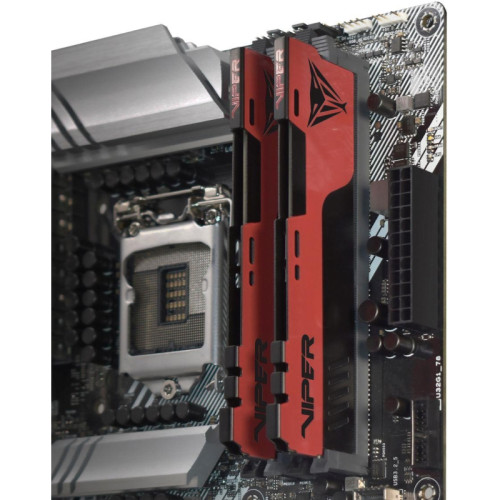 Оперативная память DDR4 2x32Gb 3600MHz Patriot PVE2464G360C0K Viper Elite II RTL Gaming PC4-28800 CL20 DIMM 288-pin 1.35В kit с радиатором Ret [PVE2464G360C0K]