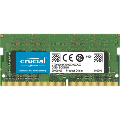 Память оперативная/ Crucial SODIMM 32GB DDR4 2666 MT/s (PC4-21300) CL19 DR x8 Unbuffered 260pin