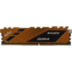 Оперативная память DDR4 8GB 2666MHz Netac NTSDD4P26SP-08Y Shadow RTL PC4-21300 CL19 DIMM 288-pin 1.2В с радиатором Ret [NTSDD4P26SP-08Y]