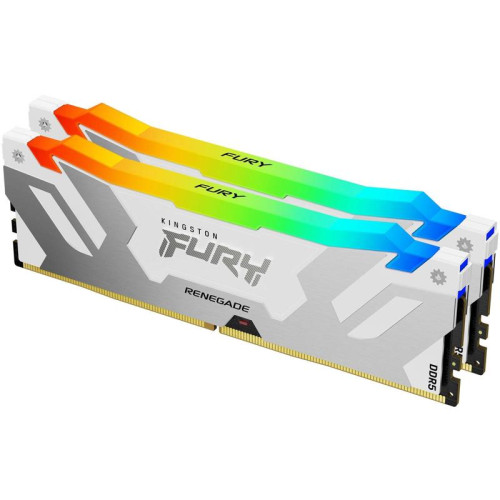 Память DDR5 2x32GB 6400MHz Kingston KF564C32RWAK2-64 Fury Renegade XMP RGB RTL Gaming PC5-51200 CL32 DIMM 288-pin 1.4В kit single rank с радиатором Ret