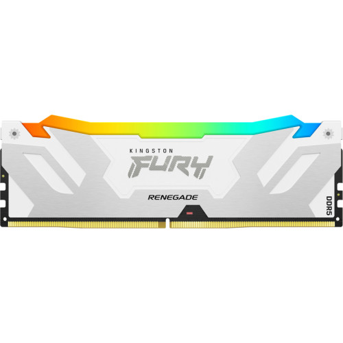 Память оперативная/ Kingston 32GB 8000MT/s DDR5 CL38 DIMM (Kit of 2) FURY Renegade RGB White XMP