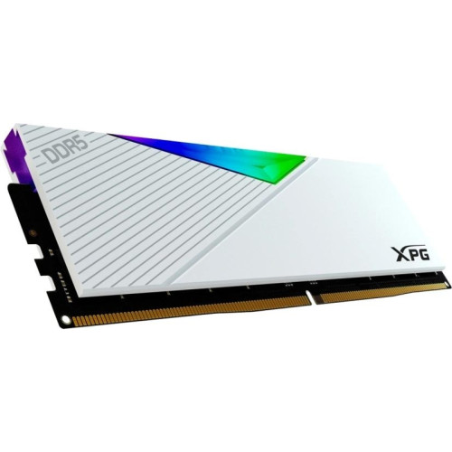 Память DDR5 2x16GB 6000MHz A-Data AX5U6000C3016G-DCLARWH XPG Lancer RGB RTL PC5-48000 CL30 DIMM 288-pin 1.35В kit single rank с радиатором Ret