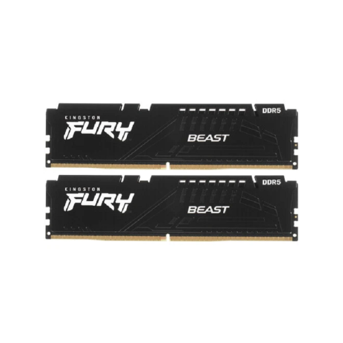 Память оперативная/ Kingston 64GB 4800MT/s DDR5 CL38 DIMM (Kit of 2) FURY Beast Black PnP Память оперативная/ Kingston 64GB 4800MT/s DDR5 CL38 DIMM (Kit of 2) FURY Beast Black PnP