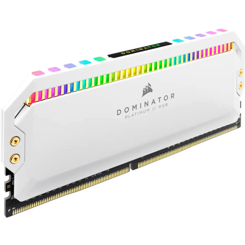 Память оперативная/ Corsair DDR4, 3600MHz 16GB 2x8GB DIMM, Unbuffered, 18-19-19-39, XMP 2.0, DOMINATOR PLATINUM RGB White Heatspreader, RGB LED, 1.35V