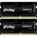 Память оперативная/ Kingston 32GB 2666MT/s DDR4 CL16 SODIMM (Kit of 2) FURY Impact