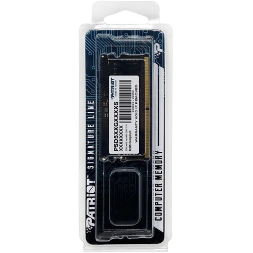 Оперативная память DDR5 16GB 5600MHz Patriot PSD516G560081S Signature RTL PC5-44800 CL46 SO-DIMM 262-pin 1.1В single rank Ret [PSD516G560081S]