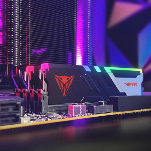 Оперативная память DDR5 2x16Gb 6400MHz Patriot PVVR532G640C32K Viper Venom RGB RTL Gaming PC5-51200 CL32 DIMM 288-pin 1.4В kit с радиатором Ret [PVVR532G640C32K]