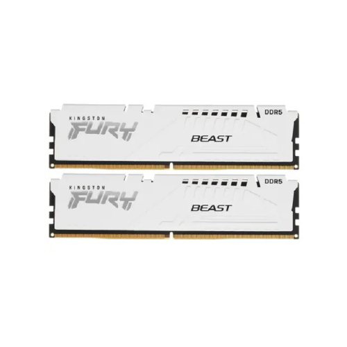 Память оперативная/ Kingston 32GB 6000MT/s DDR5 CL36 DIMM (Kit of 2) FURY Beast White EXPO