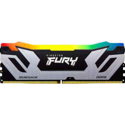 Память оперативная/ Kingston 24GB 8400MT/s DDR5 CL40 CUDIMM FURY Renegade RGB Silver XMP