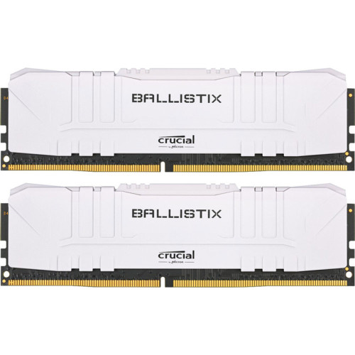 Память оперативная/ Crucial 16GB Kit (8GBx2) DDR4 2666MT/s CL16 Unbuffered DIMM 288 pin Ballistix White