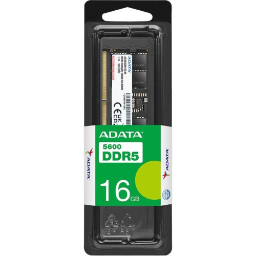 Оперативная память DDR5 16GB 5600MHz A-Data AD5S560016G-S RTL PC5-44800 CL46 SO-DIMM 262-pin 1.1В single rank Ret [AD5S560016G-S]