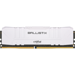 Память оперативная/ Crucial 8GB DDR4 2666MT/s CL16 Unbuffered DIMM 288pin Ballistix White