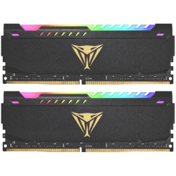 Оперативная память DDR4 2x32GB 3600MHz Patriot PVSR464G360C0K Viper Steel RGB RTL Gaming PC4-28800 CL20 DIMM 288-pin 1.35В dual rank с радиатором Ret [PVSR464G360C0K]