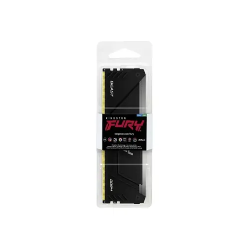 Память оперативная/ Kingston 16GB 3733MT/s DDR4 CL19 DIMM 1Gx8 FURY Beast RGB