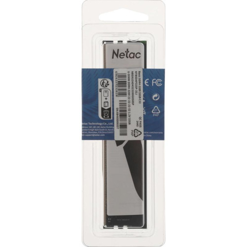 Оперативная память DDR4 32GB 3200MHz Netac NTBSD4P32SP-32J Basic RTL PC4-25600 CL22 DIMM 288-pin 1.2В single rank Ret [NTBSD4P32SP-32J]