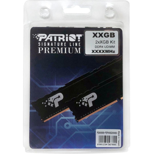 Оперативная память DDR4 2x16GB 3200MHz Patriot PSP432G3200KH1 Signature Premium RTL PC4-25600 CL22 DIMM 288-pin 1.2В kit dual rank с радиатором Ret [PSP432G3200KH1]