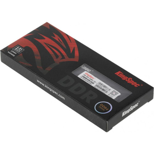 Оперативная память DDR4 8GB 3200MHz Kingspec KS3200D4M13508G RTL PC4-25600 CL19 DIMM 288-pin 1.2В single rank с радиатором Ret [KS3200D4M13508G]