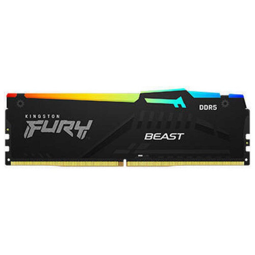 Память оперативная/ Kingston 8GB 5200MT/s DDR5 CL40 DIMM FURY Beast RGB XMP