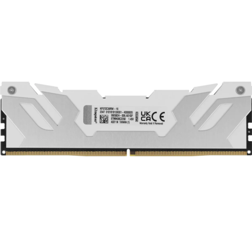 Память оперативная Kingston 16GB 7200MT/s DDR5 CL38 DIMM FURY Renegade White XMP Память оперативная Kingston 16GB 7200MT/s DDR5 CL38 DIMM FURY Renegade White XMP