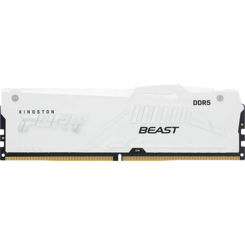 Память оперативная/ Kingston 16GB 5600MT/s DDR5 CL40 DIMM FURY Beast White RGB XMP Память оперативная/ Kingston 16GB 5600MT/s DDR5 CL40 DIMM FURY Beast White RGB XMP