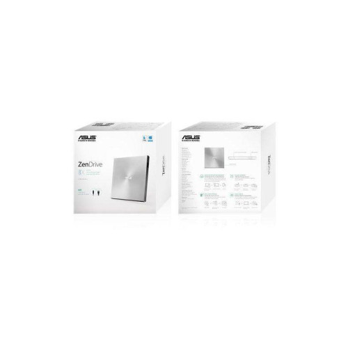 Оптический привод ASUS DVD-RW SDRW-08U9M-U серебристый USB slim ultra slim M-Disk Mac внешний RTL [SDRW-08U9M-U/SIL/G/AS]