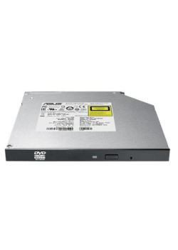 Оптический привод ASUS DVD-RW SDRW-08U1MT/BLK/B/GEN черный SATA slim ultra slim внутренний oem [SDRW-08U1MT/BLK/B/GEN]