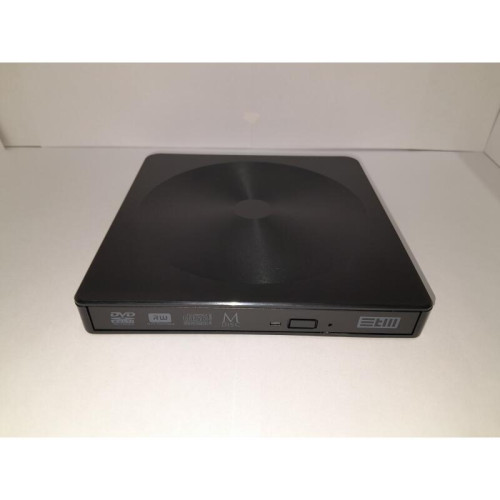 Внешний оптический DVD привод/ DVD-RW ext. Black Slim Ret USB3.0+TYPE-C