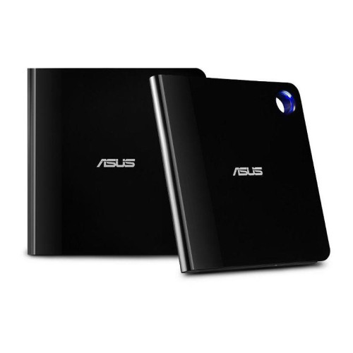 Привод Blu-Ray-RW Asus SBW-06D5H-U черный/серебристый USB3.0 slim ultra slim M-Disk Mac внешний RTL