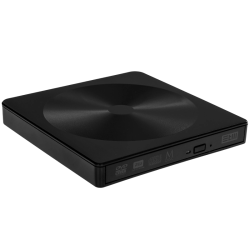 Внешний оптический DVD привод/ DVD-RW ext. Black Slim Ret USB3.0+TYPE-C
