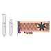 Плата расширения/ QNAP QM2-2P-344A 2 x M.2 22110 or 2280 PCIe (Gen3 x4) NVMe SSD slots, Low-profile flat and Full-height brackets included.
