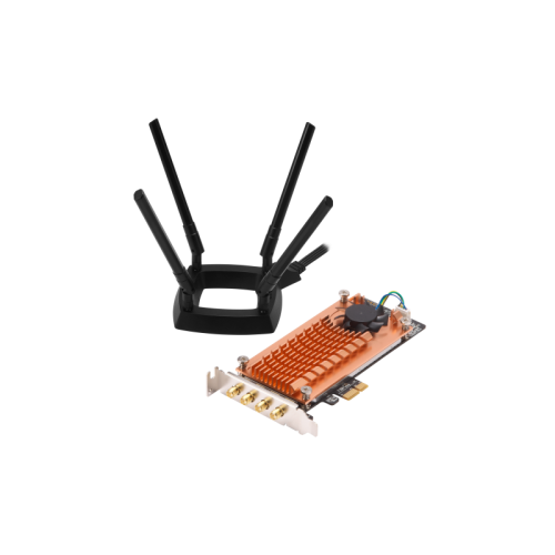 Сетевая карта Wi-Fi/ QNAP QWA-AC2600 Dual-band AC2600 wireless PCIe expansion card Сетевая карта Wi-Fi/ QNAP QWA-AC2600 Dual-band AC2600 wireless PCIe expansion card