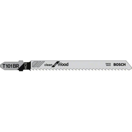 Набор пилок по дереву Bosch T101BR HCS 5пред. (лобзики)