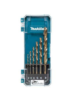 Набор сверл Makita HSS-Co (D-75758) по металлу (6пред.) для шуруповертов/дрелей