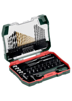 Набор бит и сверл Metabo 626707000 по мет/камн/дер (55пред.) для шуруповертов/дрелей