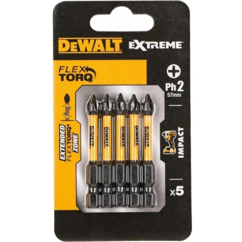 Набор бит DeWalt DT7998T-QZ универсал. (5пред.) для шуруповертов/дрелей