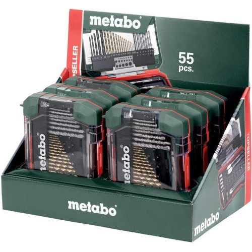 Набор бит и сверл Metabo 626707000 по мет/камн/дер (55пред.) для шуруповертов/дрелей Набор бит и сверл Metabo 626707000 по мет/камн/дер (55пред.) для шуруповертов/дрелей