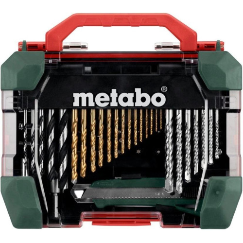 Набор бит и сверл Metabo 626707000 по мет/камн/дер (55пред.) для шуруповертов/дрелей Набор бит и сверл Metabo 626707000 по мет/камн/дер (55пред.) для шуруповертов/дрелей