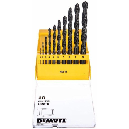 Набор сверл DeWalt DT5911-QZ по металлу (10пред.) для шуруповертов/дрелей