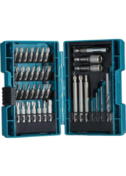 Набор оснастки Makita B-54106 по дер/мет (38пред.) для шуруповертов/дрелей