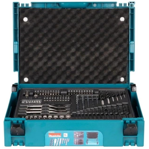 Набор бит и сверл Makita E-24913 по дер/мет/бет (70пред.) для шуруповертов/дрелей