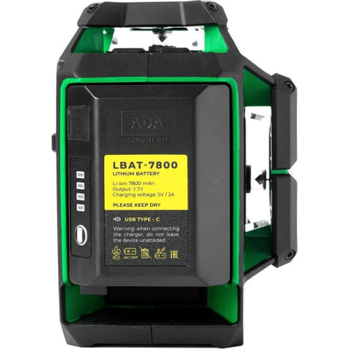 Уровень лазер. Ada LaserTANK 3-360 2кл.лаз. 515нм цв.луч. зеленый 3луч. (А00633) Уровень лазер. Ada LaserTANK 3-360 2кл.лаз. 515нм цв.луч. зеленый 3луч. (А00633)
