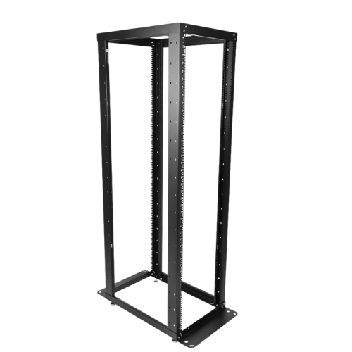 Стойка телекоммуникационная серверная 42U, глубина 750 мм, цвет черный