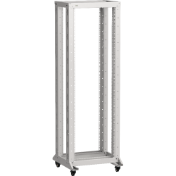 ITK LINEA F Стойка 2-рамная на рол. 47U 600х600мм серая
