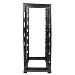 Стойка телекоммуникационная универсальная 24U двухрамная, цвет черный