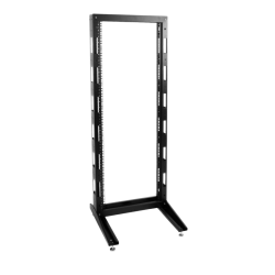 Стойка телекоммуникационная универсальная 33U однорамная, цвет черный